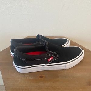 Brand New Men's Vans Black Slip On-Pro